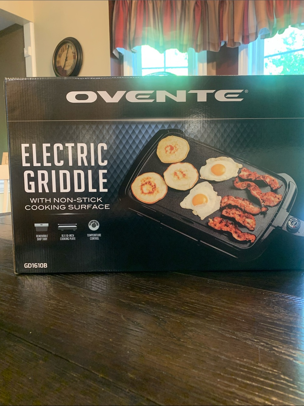 NEVER USED! Ovente Electric Griddle Non-Stick Cooking Surface - Black